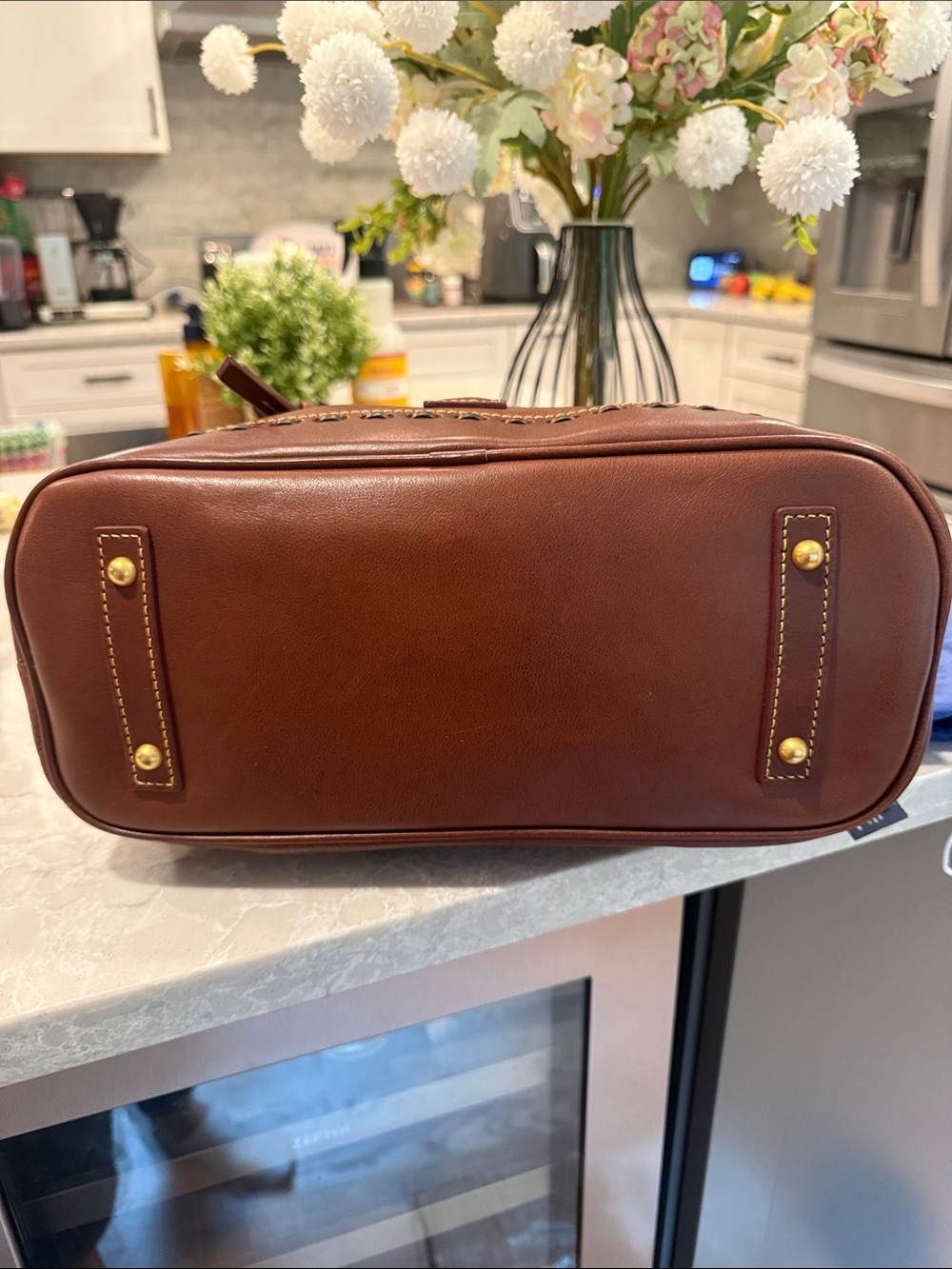 Dooney & Bourke Florentine Flap Satchel - Picture 3 of 7
